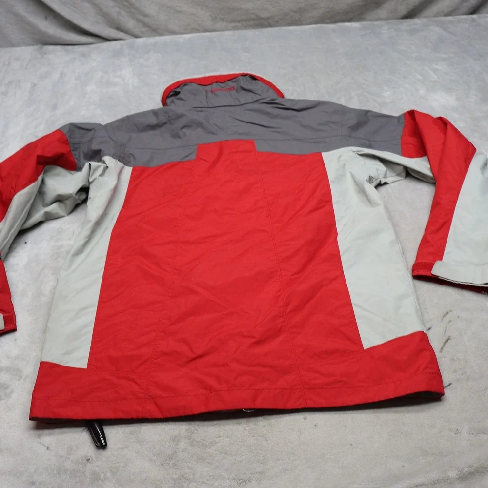 Columbia Jacket Youth 14/16 Red Bugaboo Waterproof Wind Rain Hiking 3in1 Shell